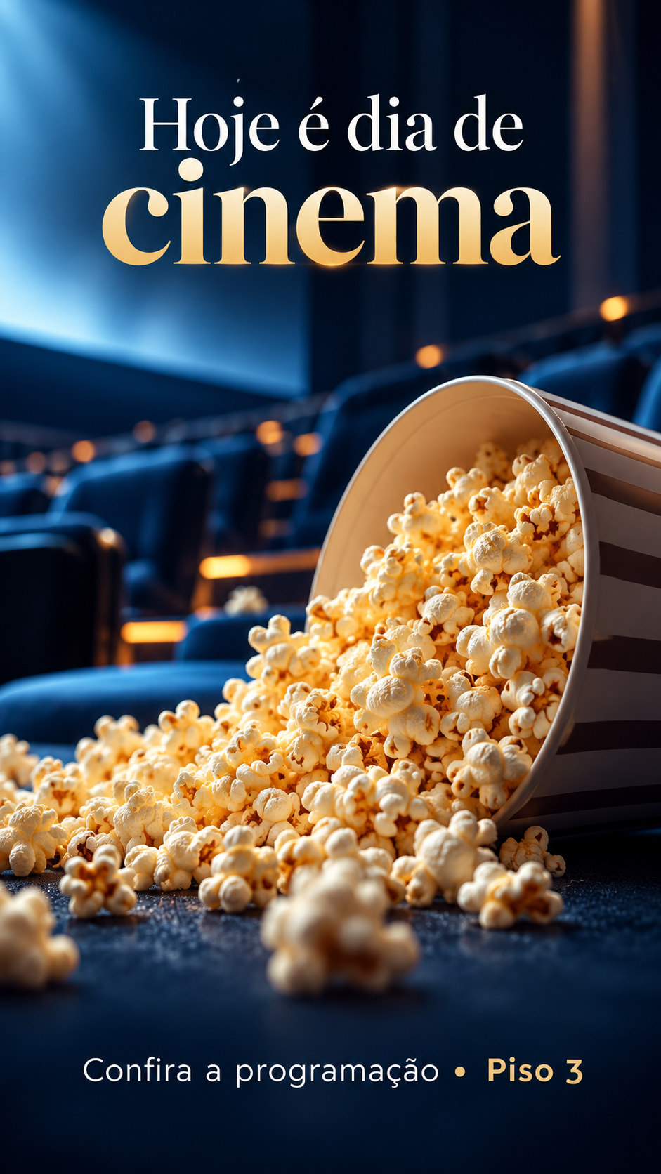 Exemplo de programação de cinema.